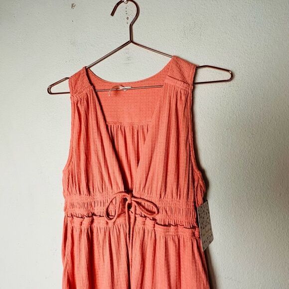 NWT Free People Beach Bound Pink Sand Plunge Tank Medium - Picture 9 of 11
